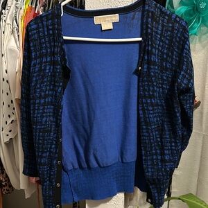 MICHAEL Michael Kors Blue and Black Jacket